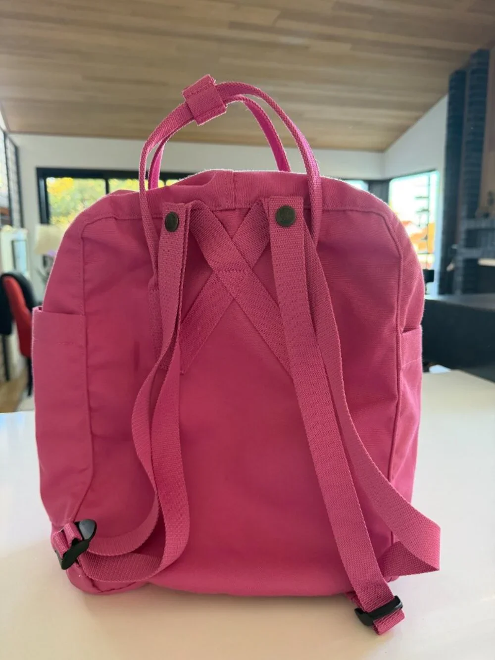 NEW Fjallraven Re-Kanken Backpack in Pink Rose, Standard Size